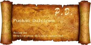 Puskás Dulcinea névjegykártya